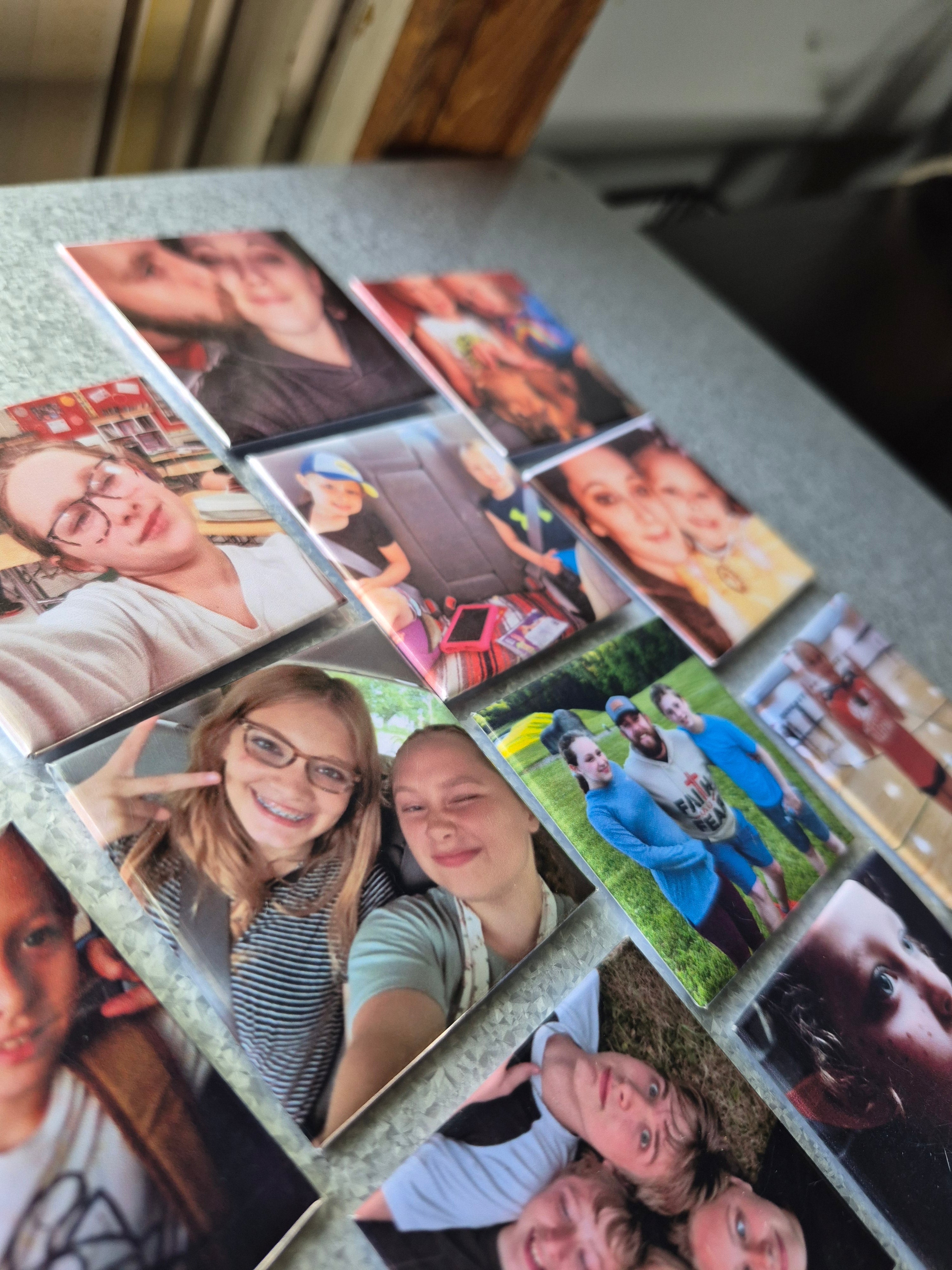 2"x2" Customized Photo Magnets